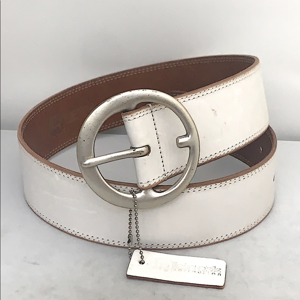 Vintage Linea Pelle Wide Leather Belt